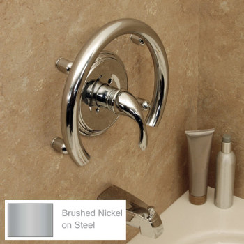 Invisia Bath Accent Ring-Support Rail- Nickel Invisia Bath Accent Ring-Support Rail- Nickel