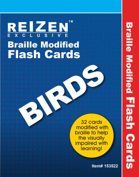Birds Flash Braille Cards