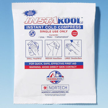 InstaKool Instant Cold Compress - Small 4 x 6 in. - Package of 3