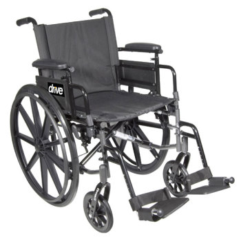 Cirrus IV Wheelchair 16-in Seat Flip Back Full Arm Swing-Away Footrest