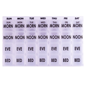 Medi Chest Pill Organizer w/ Braille