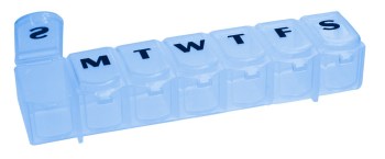 7-Day Push n Pop Pill Reminder