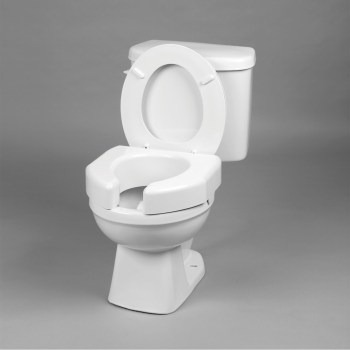 Basic Elevated Toilet Seat- Open Front Basic Elevated Toilet Seat- Open Front