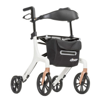 AeroWalk Ultra-Lite Rollator Standard - White