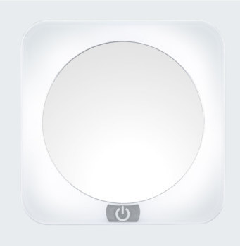 1x-12x Mag LED Spot Mirror - Chrome