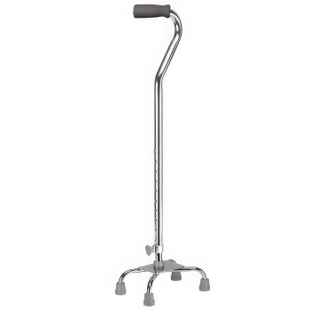 Quad-Base Cane -Offset Handle Quad-Base Cane -Offset Handle