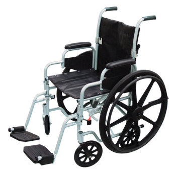 Poly-Fly Wheelchair- Transport Chair Combo- 20-in Seat