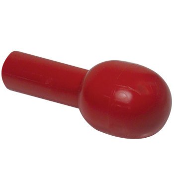 Europa Mushroom Rolling Cane Tip - 1-2 inch Red