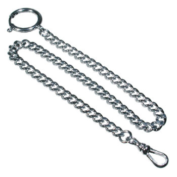 Chrome Chain for Pocket Watches