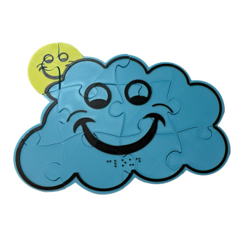 Cloud Tactile Jigsaw Puzzle