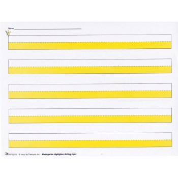 Raised Line Writing Paper - Red and Blue Lines -Package of 50