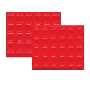 Bump Dots- Mixed-Sm and Med- Round Orange-Red- 60-pk Bump Dots- Mixed-Sm and Med- Round Orange-Red- 60-pk