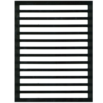 Letter Writing Guide - Regular Black Plastic