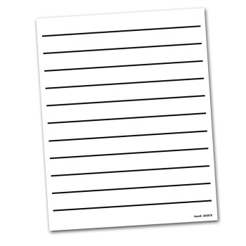Bold Line Writing Paper with Large 0.875-in. Spaces Bold Line Writing Paper with Large 0.875-in. Spaces