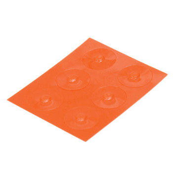 Loc-Dots- Keyboard Key Location Dots- Orange- Includes 4 Packages