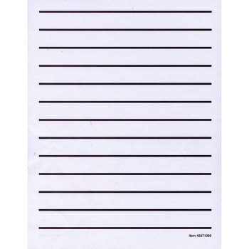 Low Vision Writing Paper - Bold Line -1 pad
