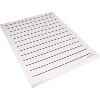 Low Vision Writing Paper - Bold Line -5 pads
