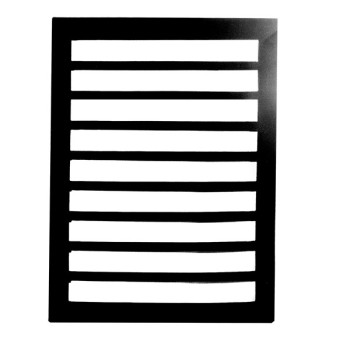 Wide Space Writing Guide- Regular Black Plastic