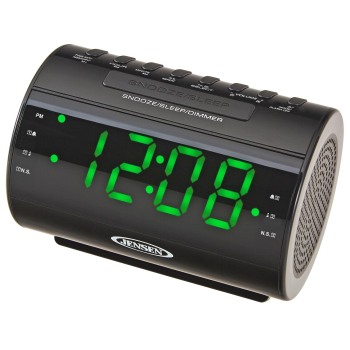 AM-FM Digital Dual Alarm Clock Radio with Nature Sounds