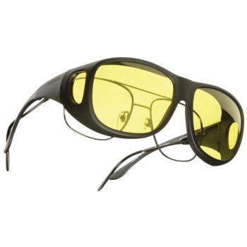 Cocoons Low Vision OveRx Eyewear Pilot Black-Lemon