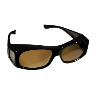 Fitovers Sunglasses - Jett - Brown Marble-Amber