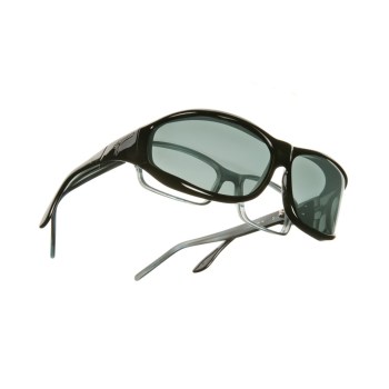 Vistana Polarized Sunwear - Black Frame with Gray Lens- Size Medium