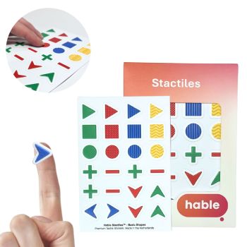 Stactiles Regular Tactile Stickers - Basic Shapes