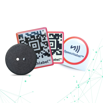 SpeechLabel Starter Package - Audio Labeling Kit for Low Vision