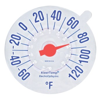 Low-Vision Windowpane Thermometer