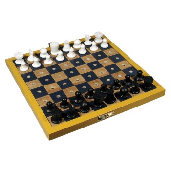 Travel Chess Set for the Blind or Those With Low Vision
