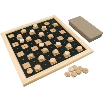 Tactile Checkers Set