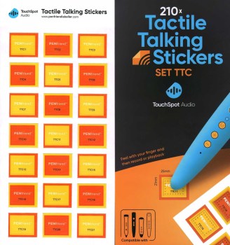 PenFriend Tactile Labels- Pack C PenFriend Tactile Labels- Pack C