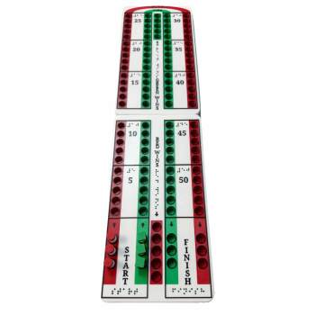 Cribbage Board Game for the Blind