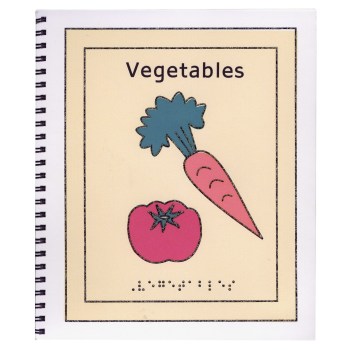 Childrens Braille Book - Vegetables