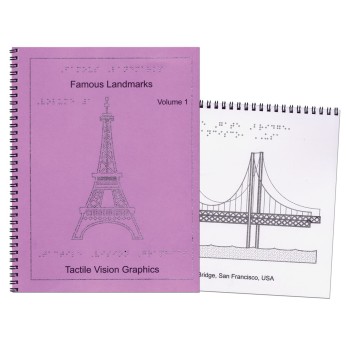 Famous Landmarks-Braille and Tactile 2-Book Set Famous Landmarks-Braille and Tactile 2-Book Set