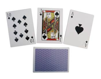 Poker Braille XL Playing Card (1 Corner)