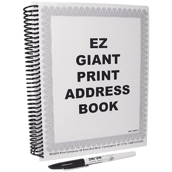 EZ Giant Print Address Book