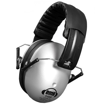 Ems 4 Kids Folding Hearing Protection Earmuffs- Silver
