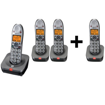 PowerTel 500 Amplified DECT 6.0 Cordless Telephone Special Combo Pack