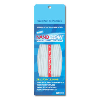 NanoClean Fine Instrument Hearing Aid Cleaners (20-strand pkg) NanoClean Fine Instrument Hearing Aid Cleaners (20-strand pkg)