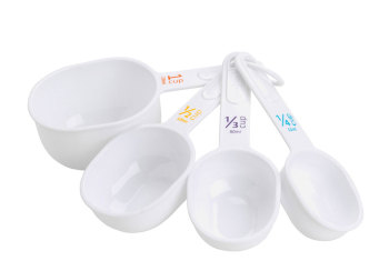 HEMOTON 4pcs Measuring Spoon for The Blind Tea Scoop Gifts for The Visually  Impaired Braille Spoon Silicone Measuring Cups for Cooking Plastigauge