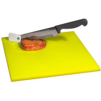 Cutting Board with Pivot Knife- Yellow Board