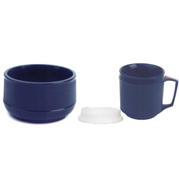 Weighted Bowl and cup w-Lid set