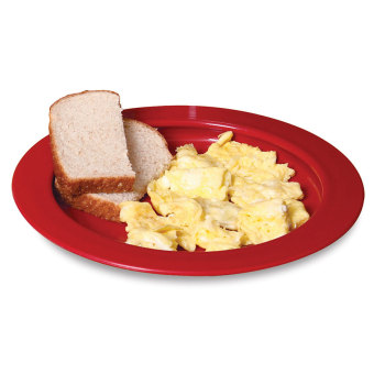 Inner Lip Dinner Plate- Red Inner Lip Dinner Plate- Red