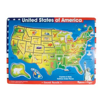 Sound Puzzle- Talking U.S.A. Map