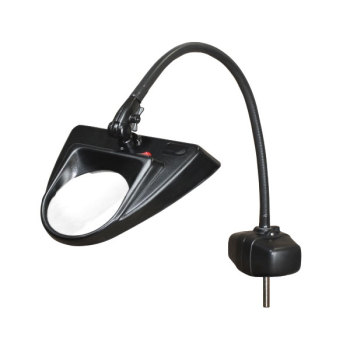 Dazor 30-Inch Hi-Lighting LED Pivot Base Magnifier 3D 1.75x - Black