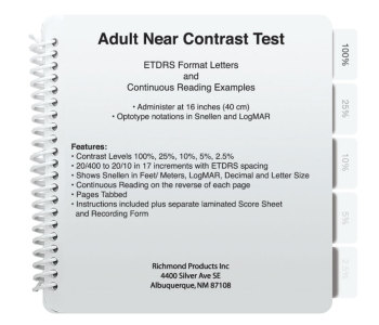 Near Contrast Test- For Adults Near Contrast Test- For Adults