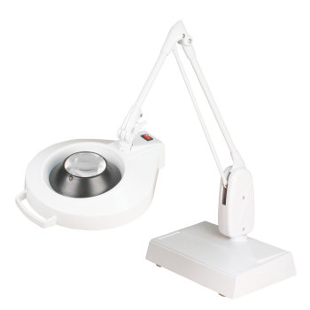 Dazor Circline Desk Base 33-Inch LED Magnifier- 16D 5x- White