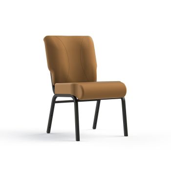 ComforTek Seating Titan Armless Chair- Luggage- 24in