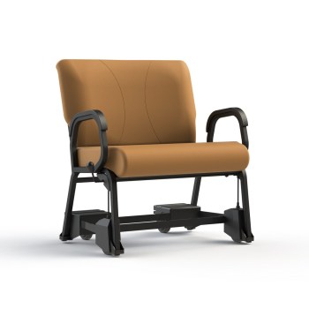 Comfortek Seating Titan + Armed Turn Roll Hand Release- 30in- Luggage